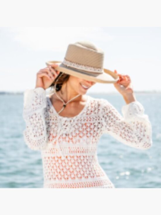 UPF 50+ Wide Brim Sun Hat – Packable, Adjustable with Chin Strap main image 6